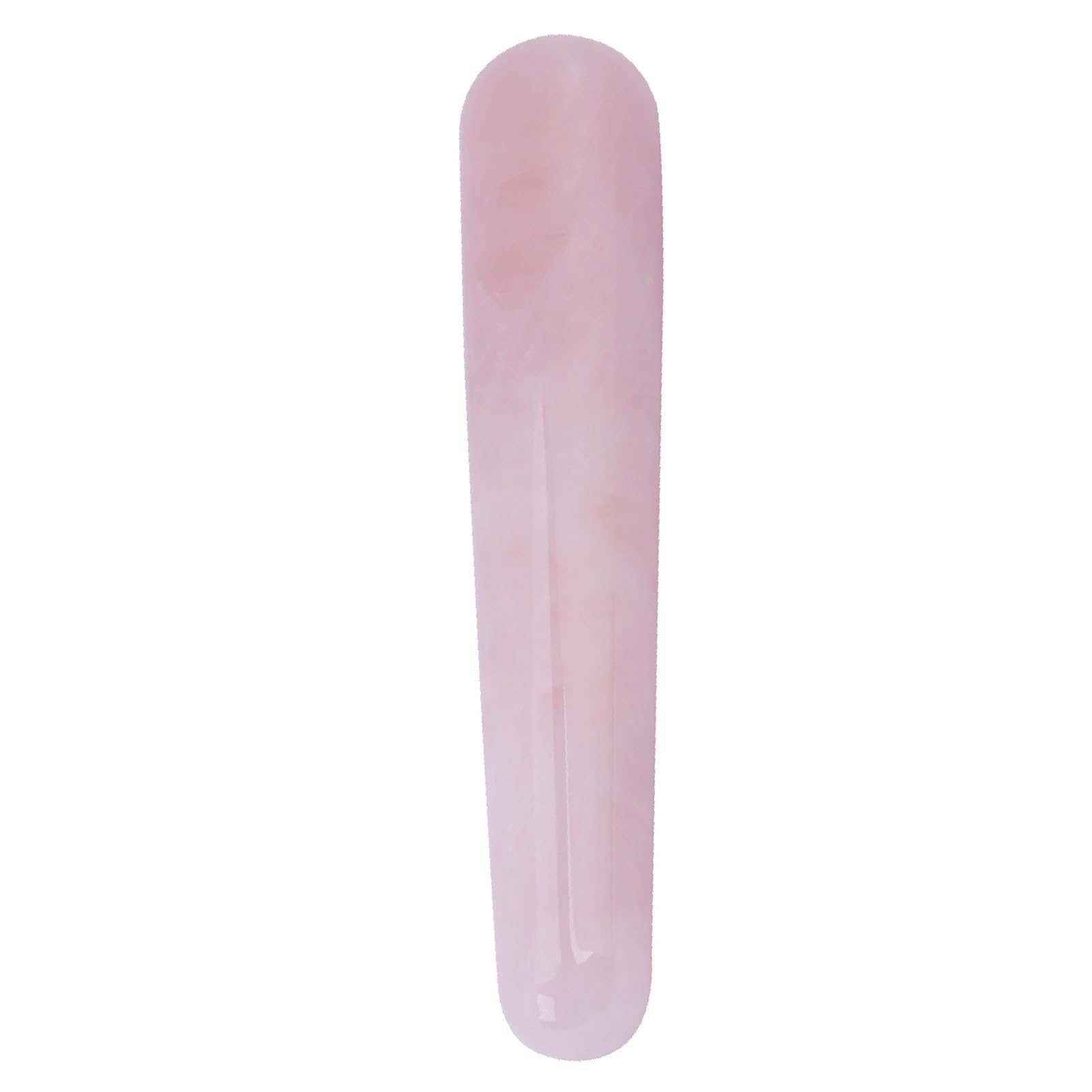 Qcwwy Massagestäbe für Gesichts-Akupressur-Massageornamente (rosa Kristall)