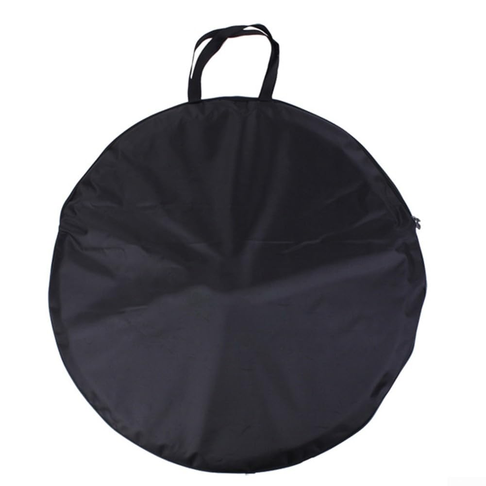 HavenlyCove 420D Nylon Wheel Storage Bag for 26 inch 27.5 inch 29 inch Bicycle Wheels Featuring Full Coverage Zipper and Balanced Handle Placement (26inch)