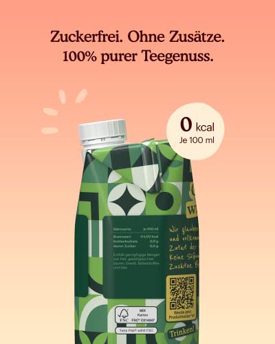 Foto von Cold Brew Grüner Tee - 12x500ml - Japanischer Grüntee kalt ohne Zucker - ohne Süßungsmittel - Japan Eistee Style