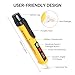Lookmein Voltage Tester Non Contact Voltage Detector Dual Range AC 12V/48V-1000V,Electrical Tester Pen with LCD Display Live Wire Tester with Alarm and Flashlight Wire Breakpoint Finder Tools