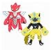 2 Uds / Juego De Animación De Dibujos Animados Pokemon Serie 25Cm Zeraora Scizor Peluches Anime Muñeca Juguetes Regalos De Cumpleaños