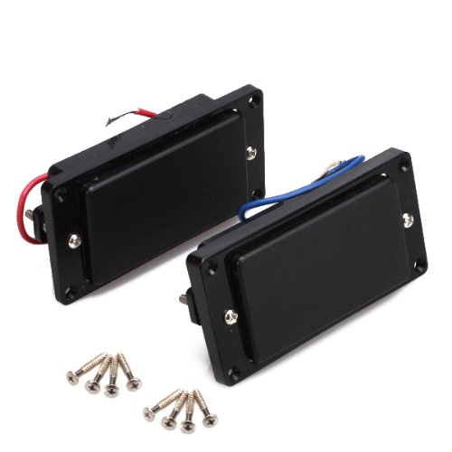 Generic Black Sealed Humbucker Pickup Set For Gibson Les Paul Gui...