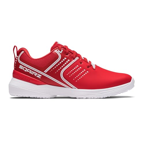 SQAIRZ GFP Baseball Turf Trainer Shoes Men Baseball Cleats Men Turf Shoes Turf Cleats Softball Turf Shoe M9.5/W11 Red
