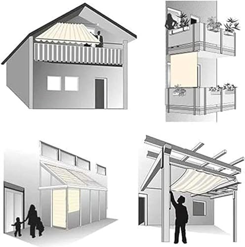 Couverture de pergola ondulée rétractable contre la chaleur du jardin - 8