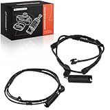 A-Premium Front and Rear Disc Brake Pad Wear Sensors Compatible with BMW E46 Series 323Ci 2000, 323i 1999-2000, 325Ci 2001-2006, 325i 2001-2005, 328Ci 2000, 328i 1999-2000, 2-PC Set