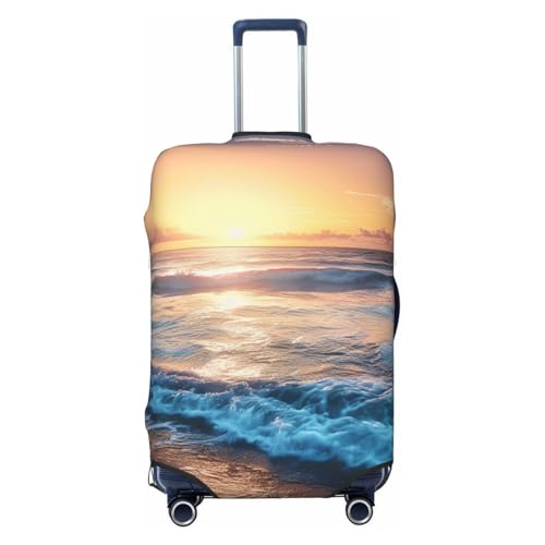Sunrise Print Travel Luggage Cover - Personalization Elastic Suitcase Protector,XL(Fit 29-32 Inch Luggage)