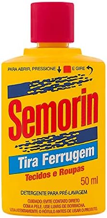 SEMORIN Tira Ferrugem 50ml Líquido Detergente