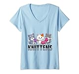 Photo Gallery donna crochet lover cat kitten knittens crochet maglietta con collo a v Photo Gallery donna crochet lover cat kitten knittens crochet maglietta con collo a v