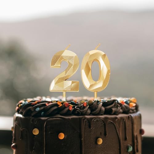 Miniatura 5 de Velas De Cumpleaños Número 25, Velas Doradas Con El Número 25, Para Niños, Niñas, Ella, Él, Mujeres, Hombres, Decoración De Pastel Para Fiesta De Cumpleaños De 25 Años, Boda, Aniversario, Celebración