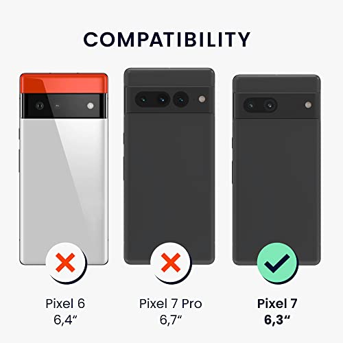 kwmobile Case Compatible with Google Pixel 7 Case - TPU Silicone Phone Cover with Soft Finish - Blue Reef by kwmobile - Image 2