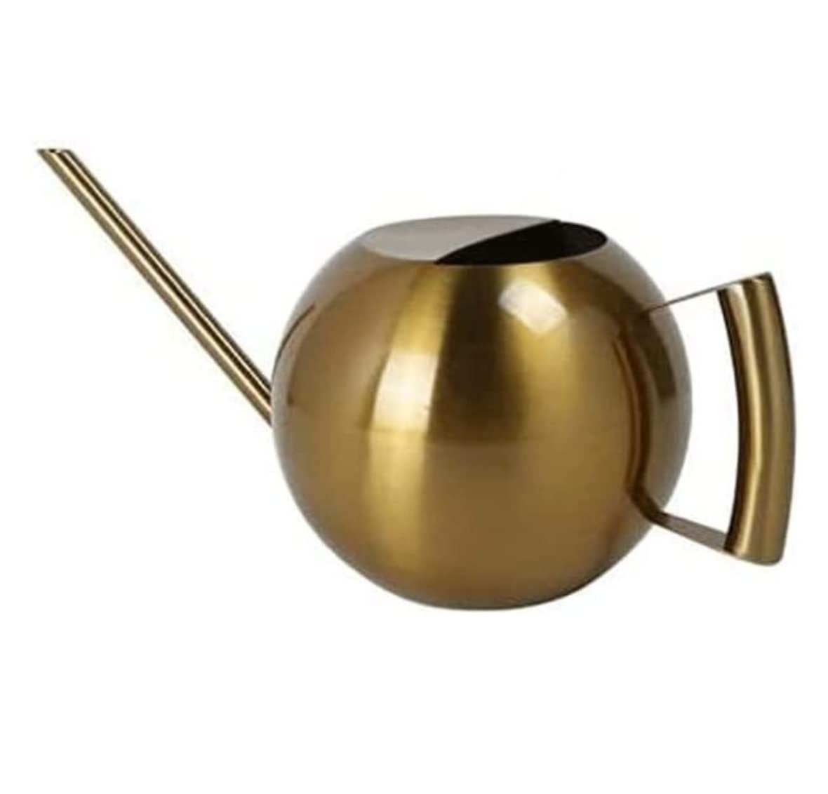 Gießkanne Edelstahl-Gießkanne Mit Langem Auslauf, Kreative Gießkanne, Um EIN Verschütten Zu Verhindern Gartenarbeit(Gold)