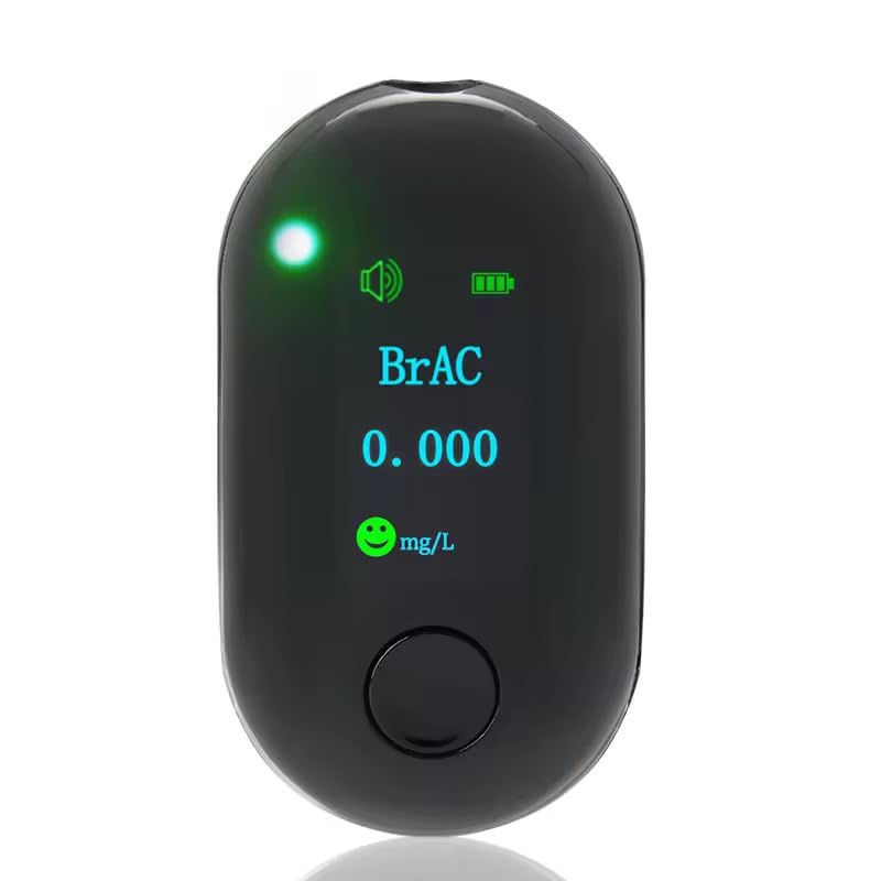 Portable Handheld Breath Monitoring Device for Personal Use – Digital Display, Compact & Lightweight Wellness Gadget