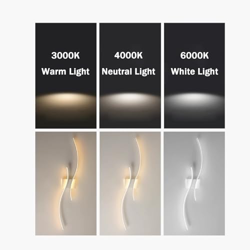 Lámpara de pared moderna para pasillo que elimina zonas oscuras con luz LED regulable 5