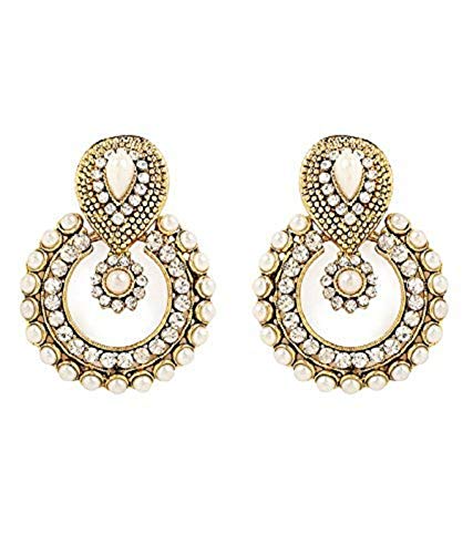 Image of JDX Attractive Designer American Diamond Earring Set for Women and Girls (1002)