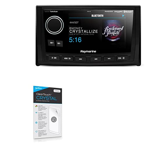 BoxWave Screen Protector Compatible with Raymarine RMX-8DH - ClearTouch Crystal (2-Pack), HD Film Skin - Shields from Scratches