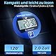Warmfay® Elektronische Parkscheibe mit Zulassung vom KBA, Automatische Digitale Parkscheibe Elektrisch mit Batterie, Elektrische Parkuhr Auto mit 2 Displays & Nachtparkmodus & Vielseitig (1, Blau)
