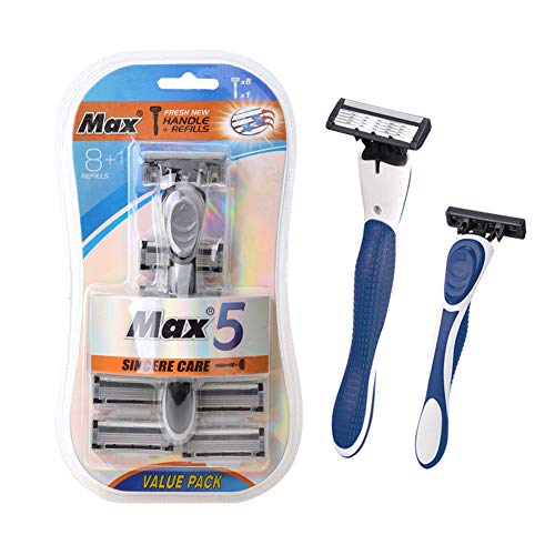 Disposable Razors Mens Shaving Razors 5 Blades