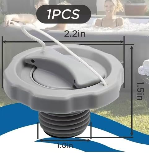 Luftventil-Kappe Für Coleman SaluSpa Whirlpools – Ersatzteil Kompatibel Mit Vielen Aufblasbad-Modellen