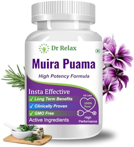 Fast & Active Muira Puama Root Extract Capsules - Mother Tincture Q Medicine
