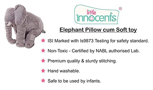 Image of Fibre Filled Stuffed Animal Elephant Toy with Ball Soft Toy for Kids Plush Hugging Soft Toy for Kids boy Girl Birthday Gift (45 cm, Light Blue)- 1 Year Above