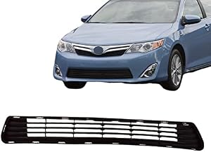 CarPartsDepot Front Black Lower Bumper Grille Grill 2012-2014 Compatible for TOYOTA Camry 5311206200 TO1036128