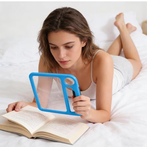 Lámpara de lectura antideslumbrante para evitar el cansancio visual con lupa de aumento 3