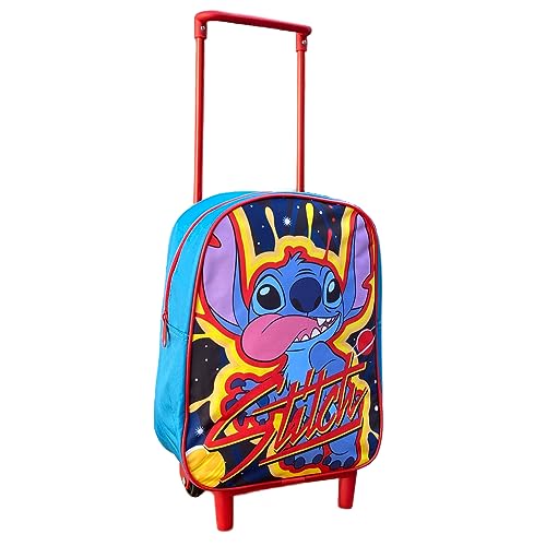 Cerdà Zaino Frozen Trolley con Ruote Asilo Bambina Prima Infanzia Back To School 28x22x10 cm Scuola Blu Rosso Giallo