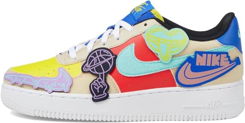 Air Force 1 Lv8 2 Sanddrift Emerald Rise Track Red by Nike