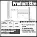 Lineshading 200 Pcs Expanding Plastic Screw Anchors 3/16" Hole White Plastic Anchors for Concrete Masonry Tile Cement Bolt Expansion Tube for #4,5,6 Screws, Fix to Wall Drywall or Other (1-1/2")