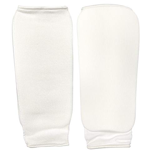 AAMA Martial Arts Taekwondo Cloth Elastic Shin Guard Protector - Small