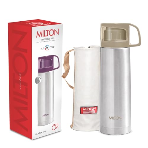 Milton Glassy 500 Thermosteel Vacuum Insulated Double Walled Flas...