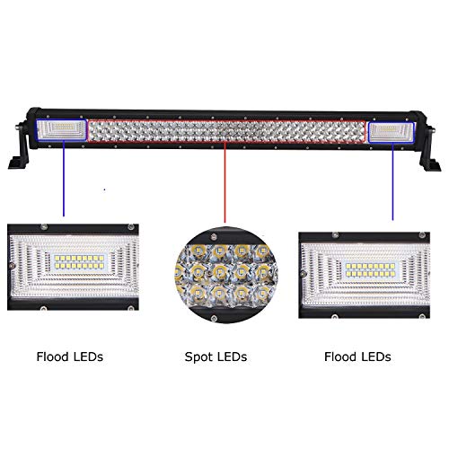 Lumitek 32" 405W Light Bar Triple Row Led Light Bar Spot-Flood Combo Beam Driving Off Road Light Bar For Atv Utv Suv Pickup Van Offroad Vehicle Jeep … #TOP3