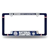 Rico Industries NCAA Connecticut Huskies - UCONN 2024 Men's National Basketball Champions All Over Chrome Frame