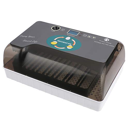 Preisvergleich Produktbild Homdox 32 Eier Intelligentes LED digitales Inkubator Brutmaschine Brutkasten mit Temperaturanzeige und FeuchtigkeitsregulierungAutomatische Turner Digital Eier Hatchery (32 Eier)
