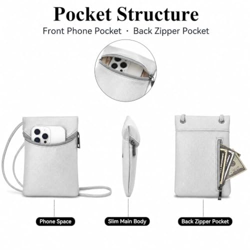 Image of Small Crossbody Women Cell Phone Purse Wallet Bag With Shoulder Strap