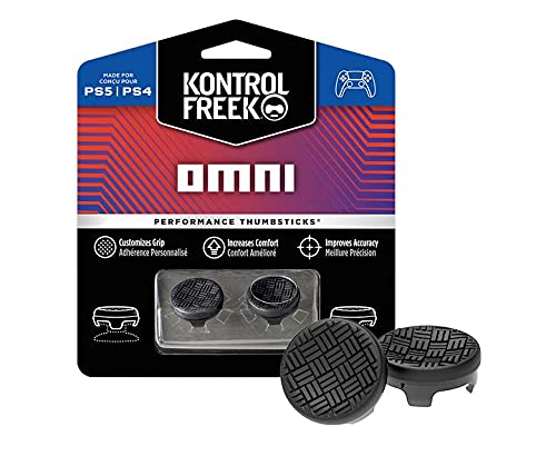 KontrolFreek Omni Performance Thumbsticks for PS4, PS5 (Black) Cover
