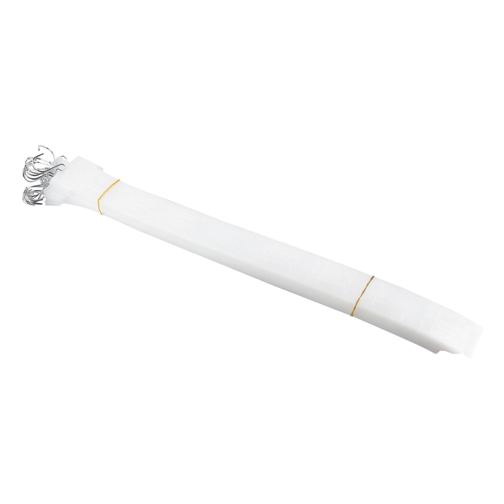 KICHOUSE 20pcs Hanging Strip Display Clip Store Pegboard Display Stand Display Strip Display Hanger Strips Peg Board Display Stand Product Hanging Merchandise Strips Retail White Plastic