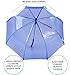 Totes Kids Clear Bubble Kids Umbrella - Perfect for Walking Safety- Child Safe with Pinch-Proof Closure and Easy-Grip Curved Handle Perfect for Small Hands, blue.