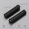 2PCS Bike Handlebar Grips Professional Mountain Bike Grips Soft Rubber Non-Slip Cycling Grips Single Lock-on Cycle Handlebar for Scooter Cruiser Tricycle Wheel Chair Mountain Road Urban Cycle (Black) #1