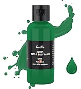 Go Ho Makeup Liquid Body Paint(2.1 oz),Green Makeup Water Based Face Paint and Body Paint for Air...