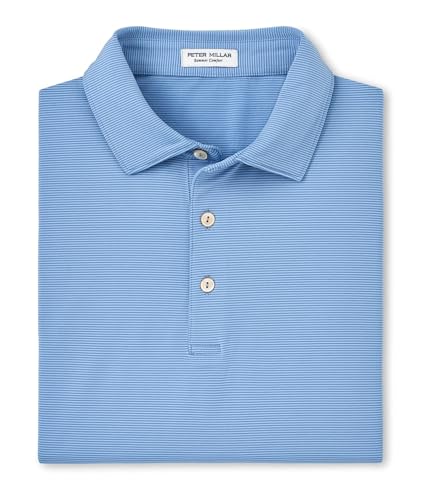 PETER MILLAR Men's Crown Sport Jubilee Performance Jersey Polo Large L