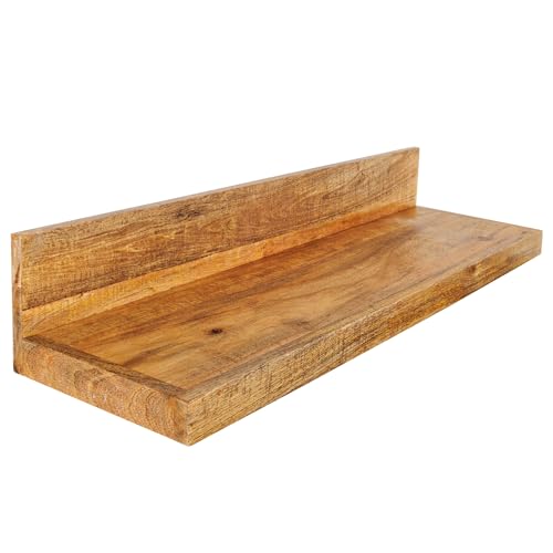 Riess Ambiente Massives Wandregal MAKASSAR - 80cm - Natur - Mangoholz Handmade Wandboard Ablageregal Wanddeko Dekoregal Holzmaserung Riess Ambiente Massives Wandregal MAKASSAR - 80cm - Natur - Mangoholz Handmade Wandboard Ablageregal Wanddeko Dekoregal Holzmaserung