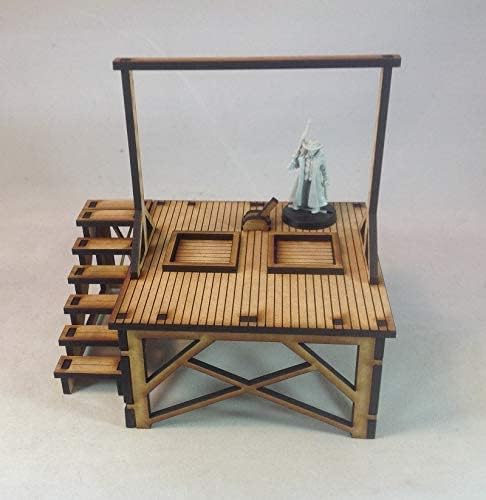 Miniatura 3 de Horca 1.102 in MDF Kit Tombstone Desperado Legends Old West Terrain Building