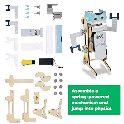 KiwiCo Jumping Robot STEM Kit - Robotics Building Set, Engineering, Ages 9+ - Image 3