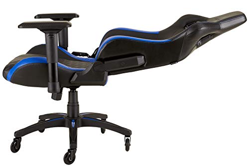 T1 Race – Sedia gaming in Similpelle (Facile da Assemblare, Perno Regolabile in Altezza, Braccioli con Movimento 4D, Schienale Reclinabile) Nero/Blu - Sedia gaming - Immagine 7