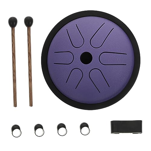 NOLITOY 55�C���`�̃G�[�e���h���� pocket drum ���y���D�Ƃ̂��߂̃h���� �v���̃h���� �h�������S�� �Ŋy�� �▭�ȃh���� �N���G�C�e�B�u�^���h���� ���� ����,Purple