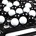 WsjiaboFux 10 Pcs Black Marbles 16mm Glass Marbles Knicker Glass Balls Decoration Color Nuggets Toy Marble Games Sports and Outdoor Play