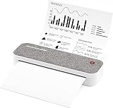 【Kosteneffizient】Die fortschrittliche Thermodrucktechnik erfordert keine Tinte, Toner oder Farbbänder wie herkömmliche Drucker. Inklusive einer Rolle Thermopapier für mindestens 50% Kosteneinsparung. Energieeffizient und umweltfreundlich: Drucken Sie nachhaltig!
