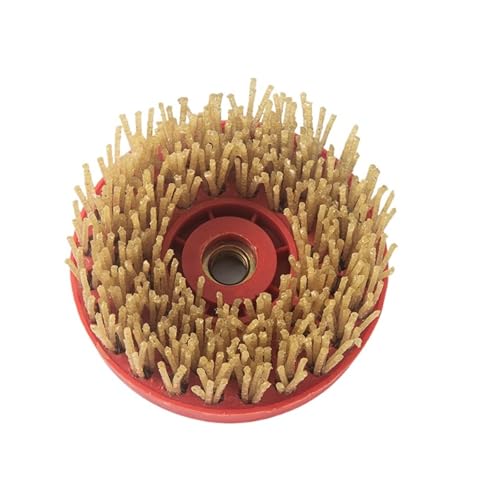 4インチ 100mm ラウンドダイヤモンドブラシ 石材、大理石、花崗岩、研磨、コンクリート床清掃用 wanglan(240)