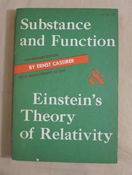 Paperback Substance & Function Einsteins Theory Of Book